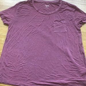 Mossimo Mauve Short Sleeve Tee